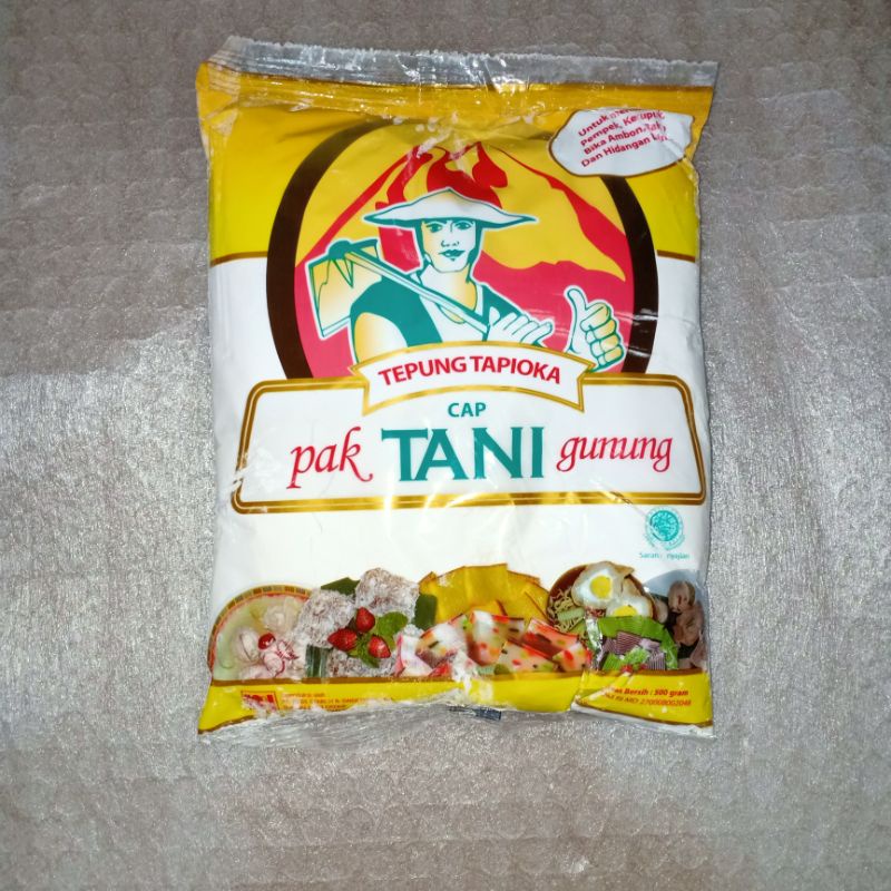 

CAP PAK TANI GUNUNG TEPUNG TAPIOKA / SAGU TANI UNTUK PEMPEK, KERUPUK, BAKSO 500g - Triple S Mart