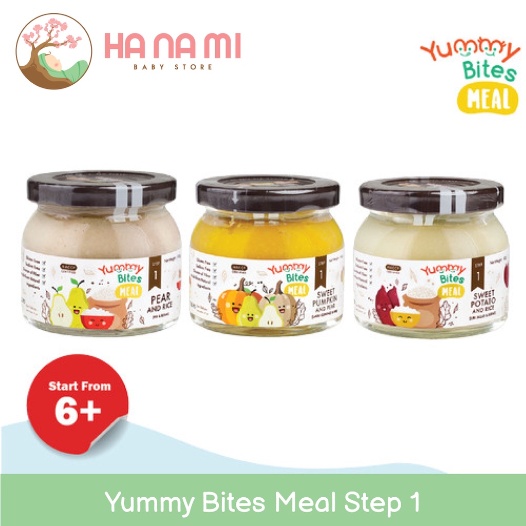 Yummy Bites Meal Step 1 MPASI Jar 145gr