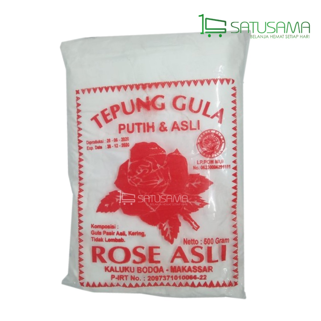 

Tepung Gula Rose Asli 500gr