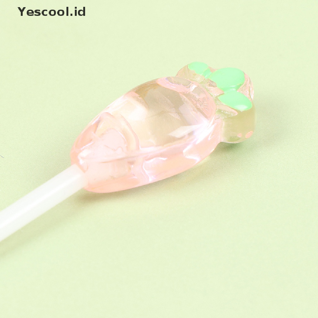 (Yescool) 5pcs / Set Mainan Lolipop Mini Bahan Resin Untuk Aksesoris Rumah Boneka