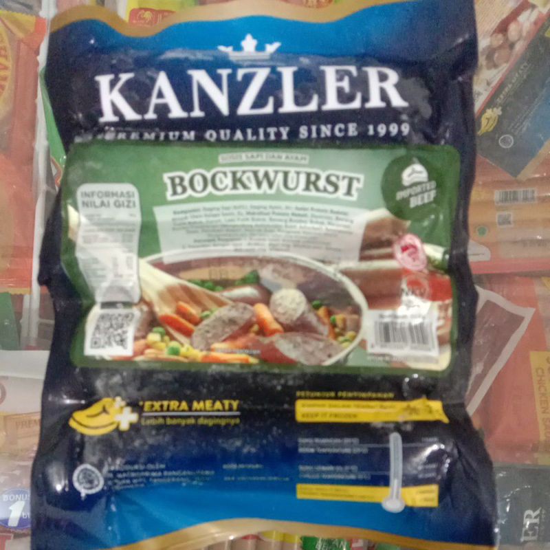 

Kanzler Bockwurst 360 gr (isi 5)