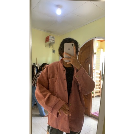 jaket cream oversize request