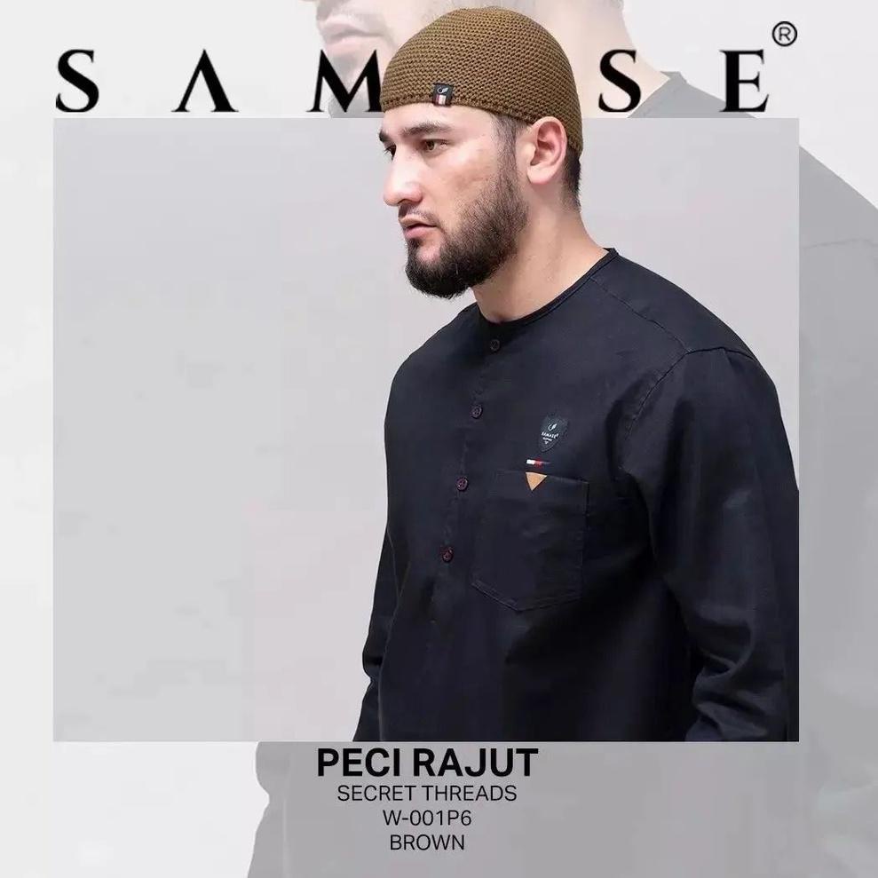 (O-OYO (❤ [BISA COD] Peci Rajut Samase W001P ||berkualitas