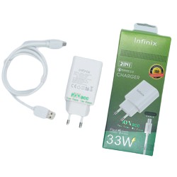 TRAVEL CHARGER INFINIX HOT 9 PLAY - 10 PLAY QUALCOM 3.0 FAST CHARGING [QTOP.id]