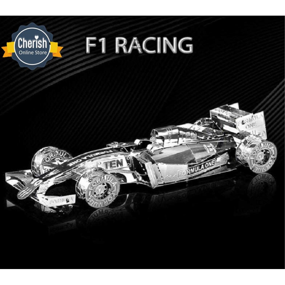 Miniatur Puzzle 3D FORMULA ONE F1 Koleksi Metal Puzzle MB-059