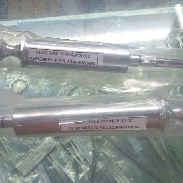 Spuit gliserin 30cc dan 20cc