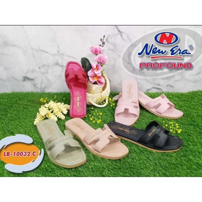 SANDAL KARET SLOP WANITA NEW ERA LB 10032 C 100% ORIGINAL BY NEW ERA