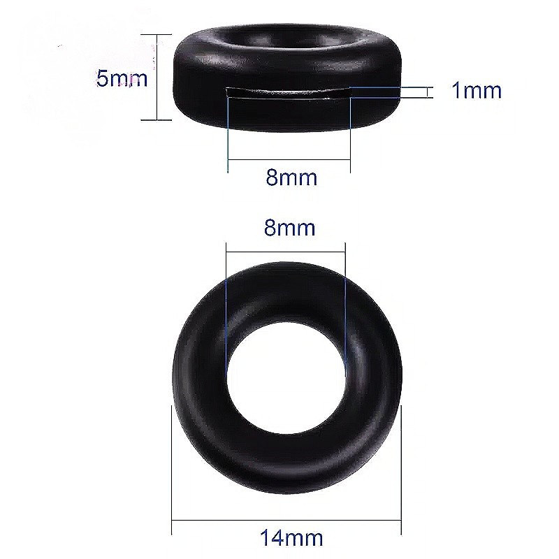 Murah ! Karet Ring Kacamata Penahan Telinga Cincin Aksesoris Bulat Lembut Ringan Anti Slip Silikon -KR