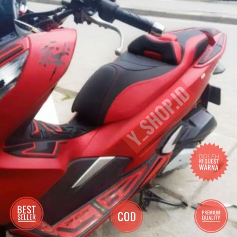 Jok Motor Modifikasi Honda Pcx Bahan Kulit MBtech