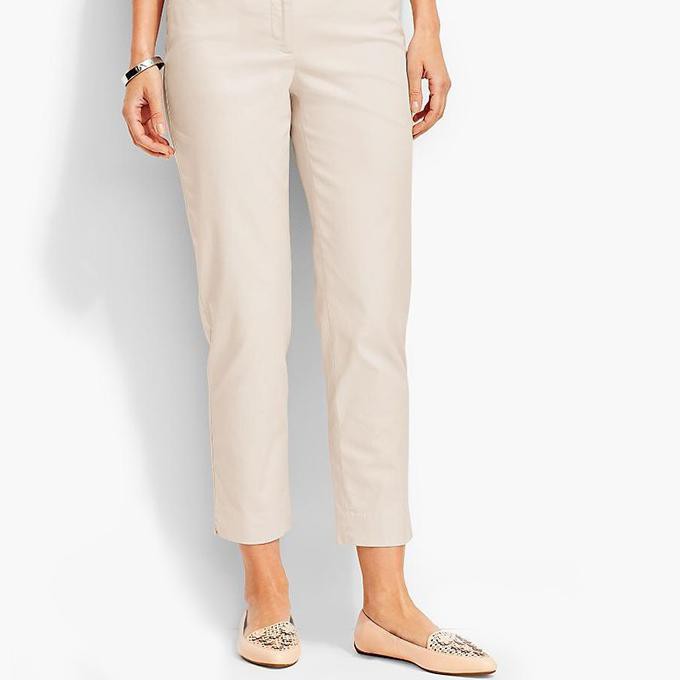 ☟ [Talbot] Women Pants Double Pocket Cotton Length - Celana Office - Celana wanita - ORIGINAL TBL 07