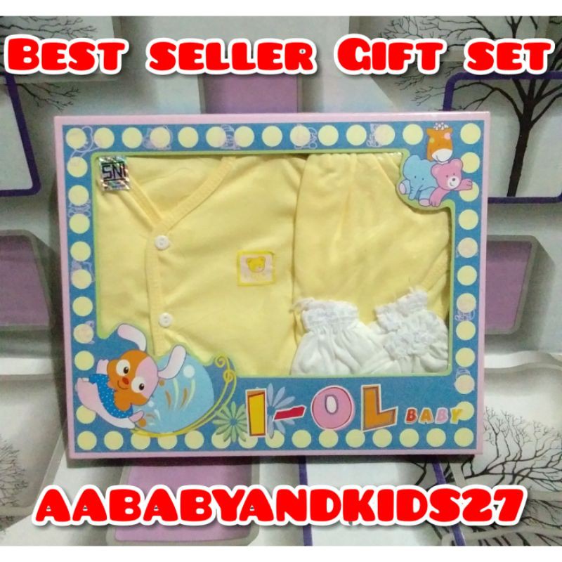 BABY GIFT SET BOX IOL-BABY SET IOL MURAH-KADO BAJU BAYI SET DUS IOL-BABY SET IOL MURAH MERIAH