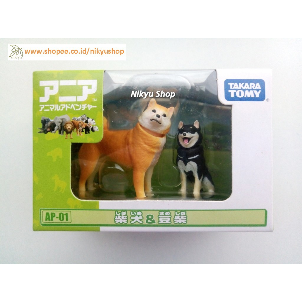 [Nikyushop] Takara Tomy Ania Animal AP-01 Shiba Inu & Mame Shiba Inu