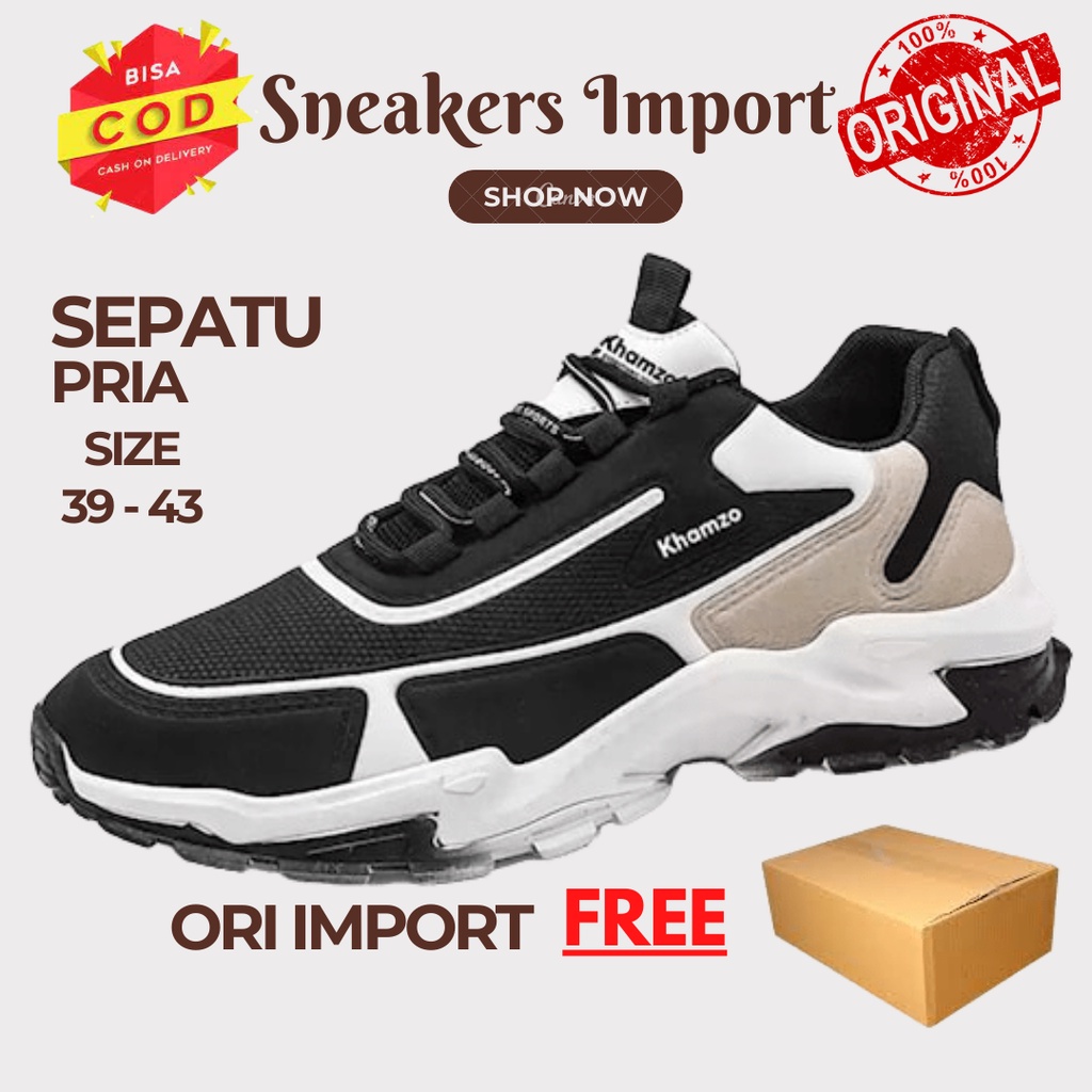 Jual Sepatu Sneakers Pria Boots - Sepatu Boots Kulit Pria - Sepatu ...