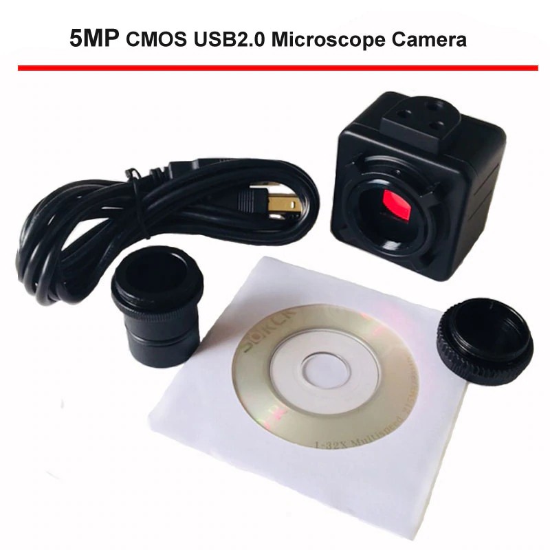 5mp Cmos Usb Microscope Camera Digital Electronic Eyepiece Free Driver High Speed Biological Shopee Indonesia