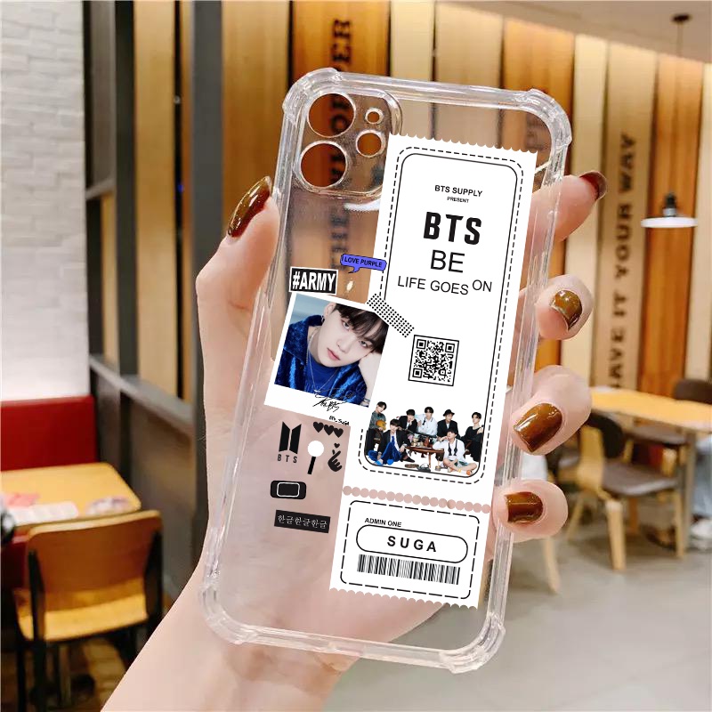 Custom Case BTS Life Goes On Vivo Oppo Xiaomi Samsung Realme Infinix iPhone Pocophone Poco Nokia-Suga