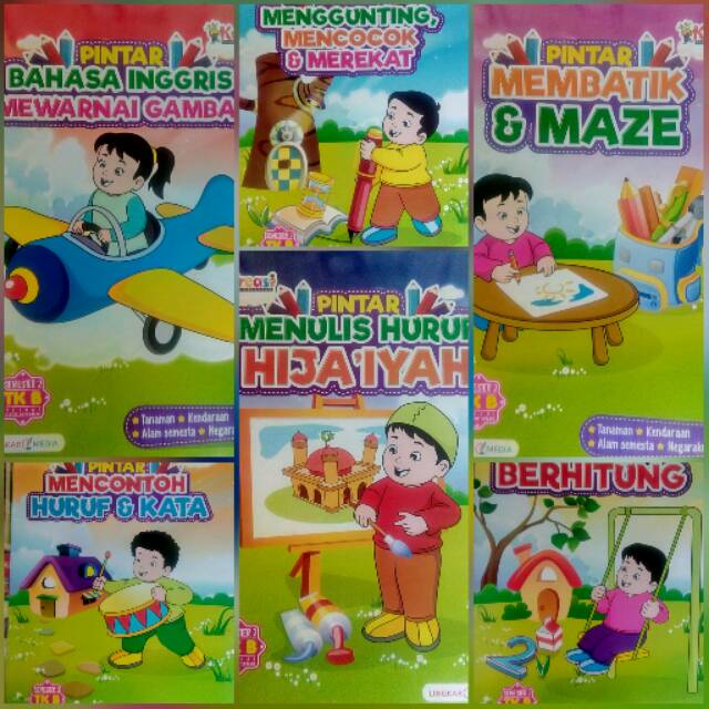 SET BUKU TK B SEMESTER 2 //BISA COD