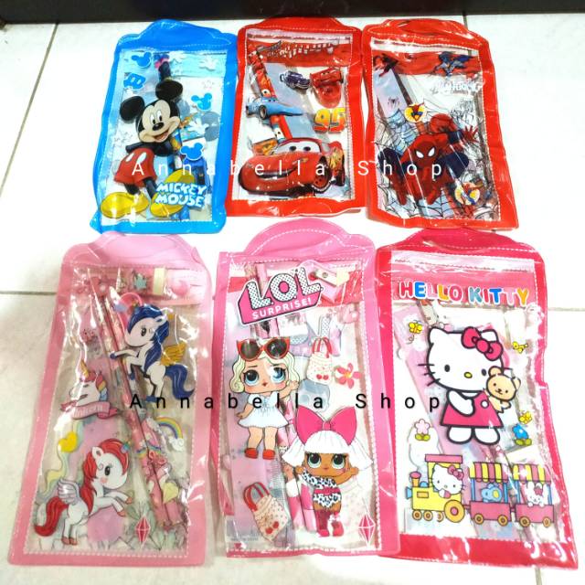 

Set Stationery Paket Alat Tulis 8802 Perlengkapan Sekolah Murah