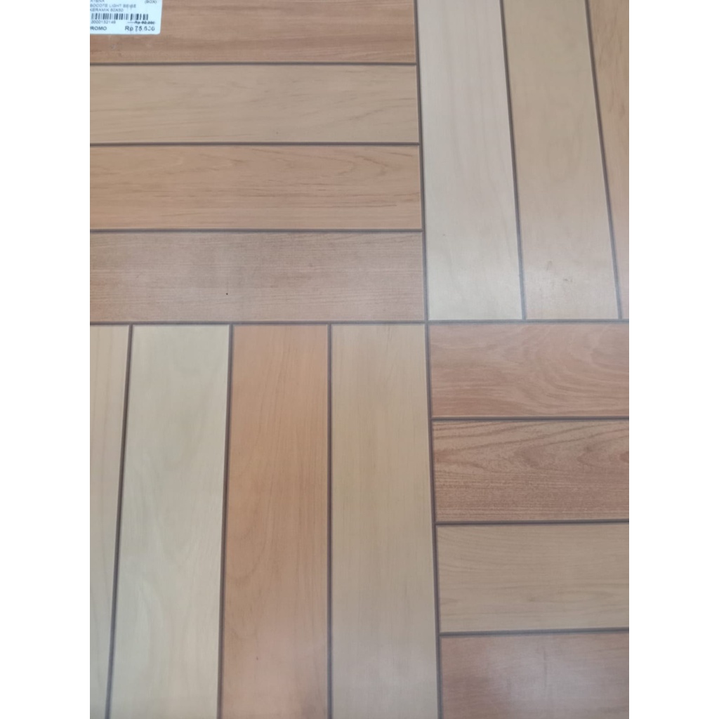 Atena Keramik  Motif Kayu / Keramik Lantai Bocote Light Beige 50x50