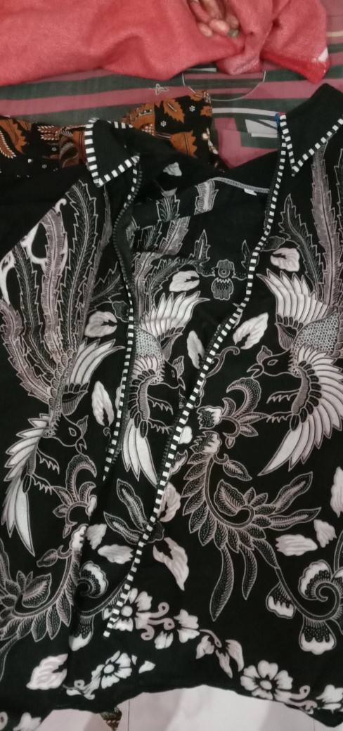 Baju Batik Wanita Modern Monalisa Genes Merah Biru Tosca Ungu Orange M,l,xl Asli Pekalongan