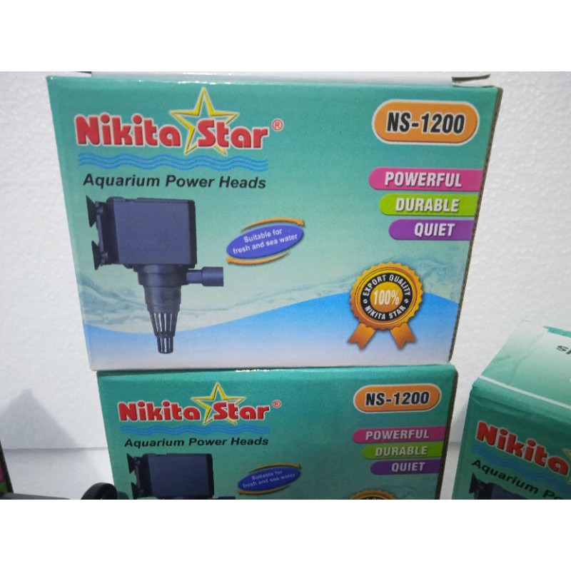 Mesin Pompa Aquarium/Aquascape Nikita Star NS-1200 Plus Selang Pompa Spiral