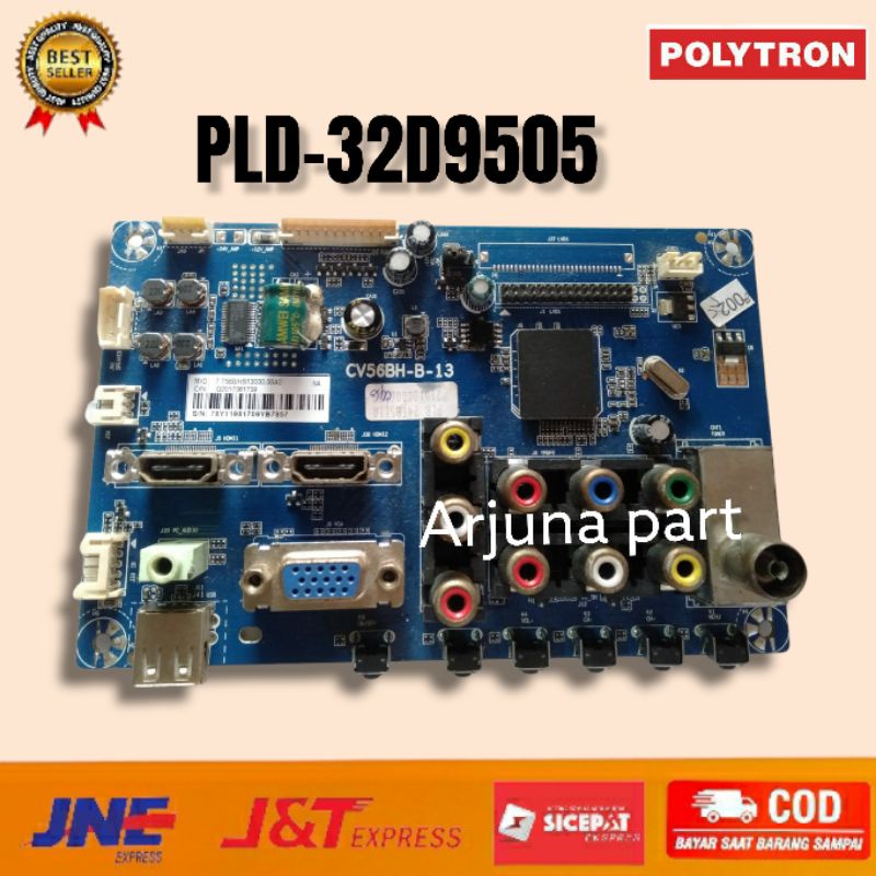 Mainboard tv Polytron pld 32d9505 - mb tv led Polytron pld 32d9505 - mesin tv Polytron 32d9505