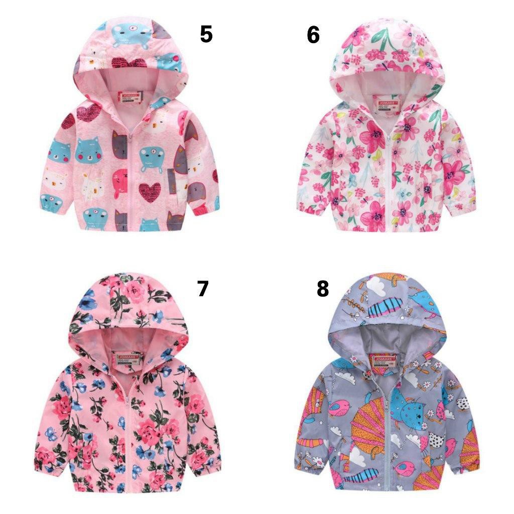 LID9050 No 1-10 Jaket Fashion Bayi/ Balita Parasut Anti Air ada topi/ hoodie