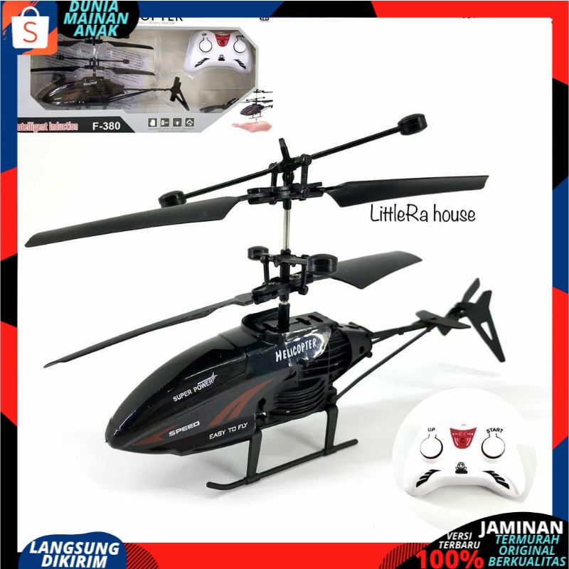 Helicopter Remot Kontrol / Rc Helikopter Remote Control Berlampu Baterai Cas Mainan Anak Laki Laki