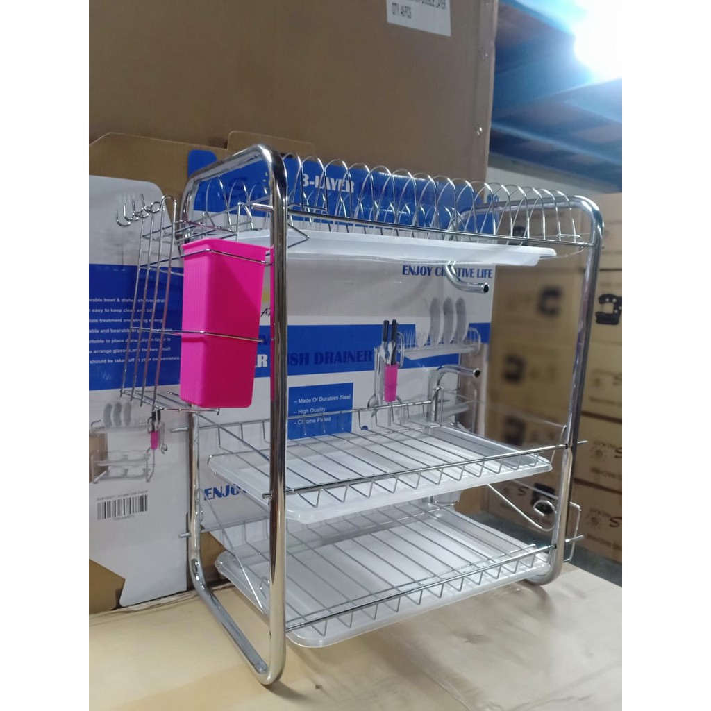 Harga Rak Piring Stainless Terbaik Juli 2021 Shopee Indonesia