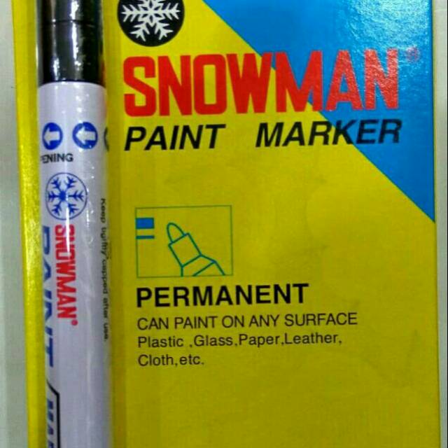 

Spidol paint marker snowman permanent