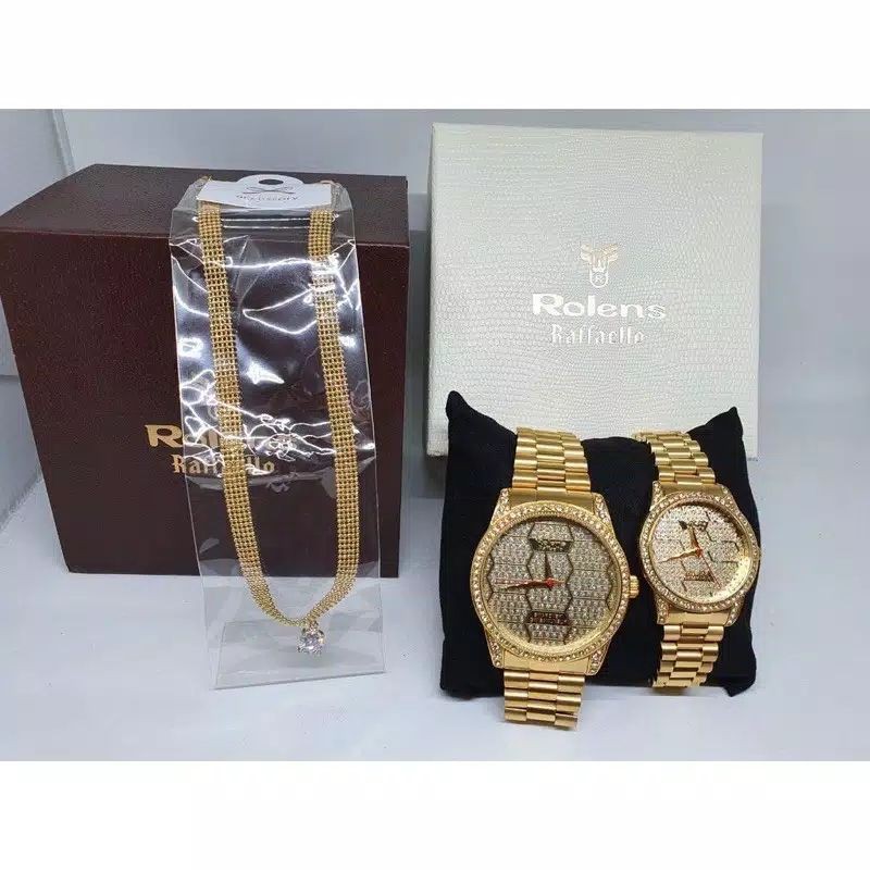 Jam Tangan Couple Rolens Raffaello