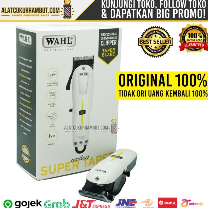 JUAL Alat Cukur Rambut / Hair Clipper Wahl Super Taper Cordless ( Charger )