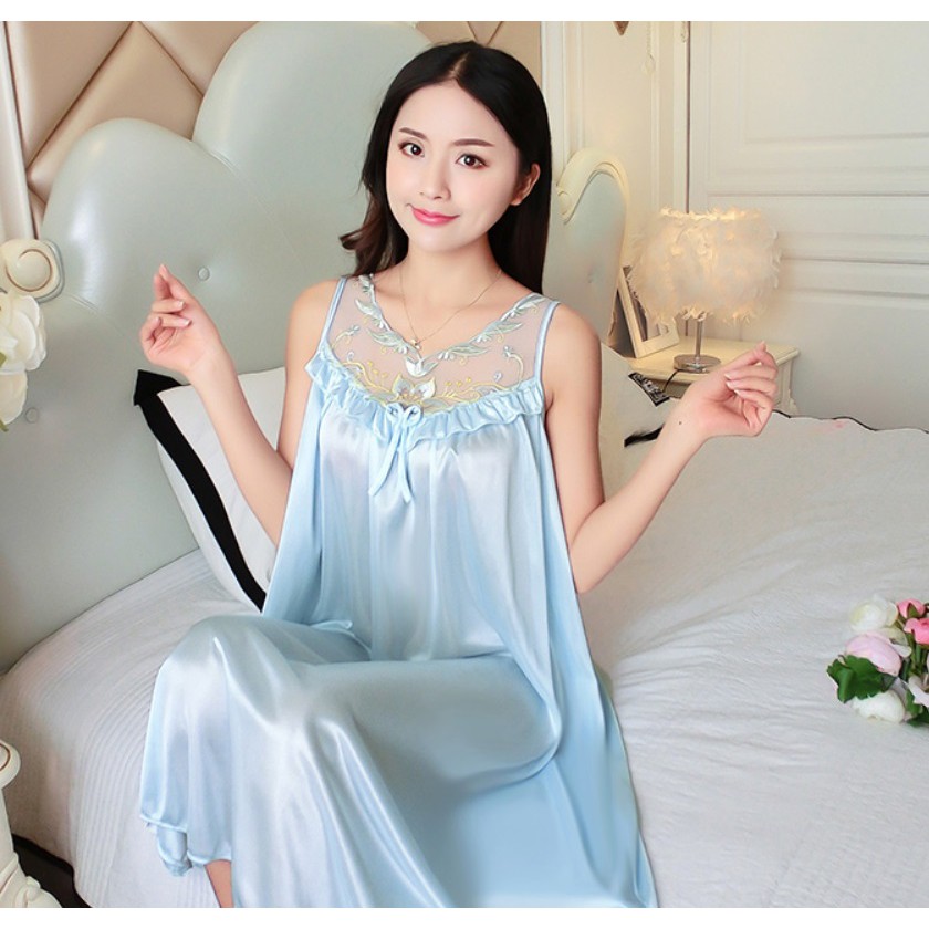 Baju Tidur Satin IMPORT #866  Women Silk Korea Fashion Piyama Korean Style Pakaian Wanita