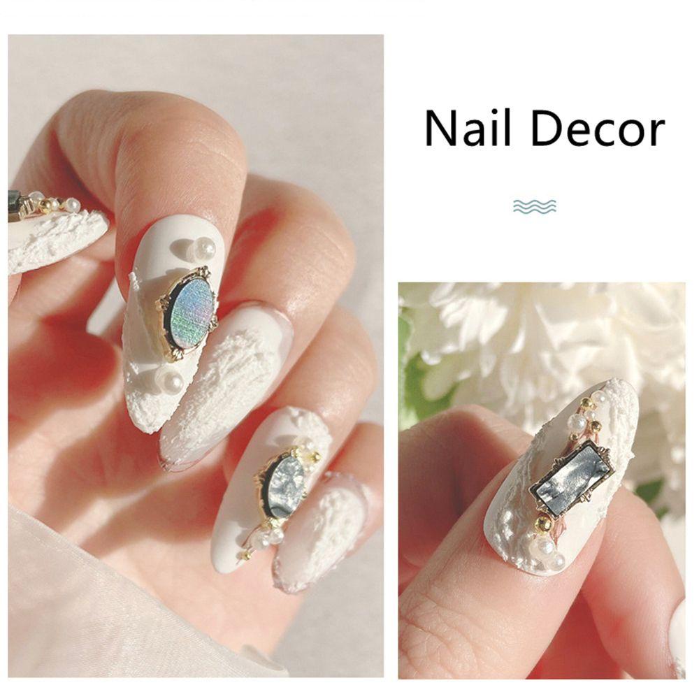 R-flower 10pcs Nail Art Stiker Kuku Alat Hiasan Kuku Zirkon Berlian Kristal Perhiasan