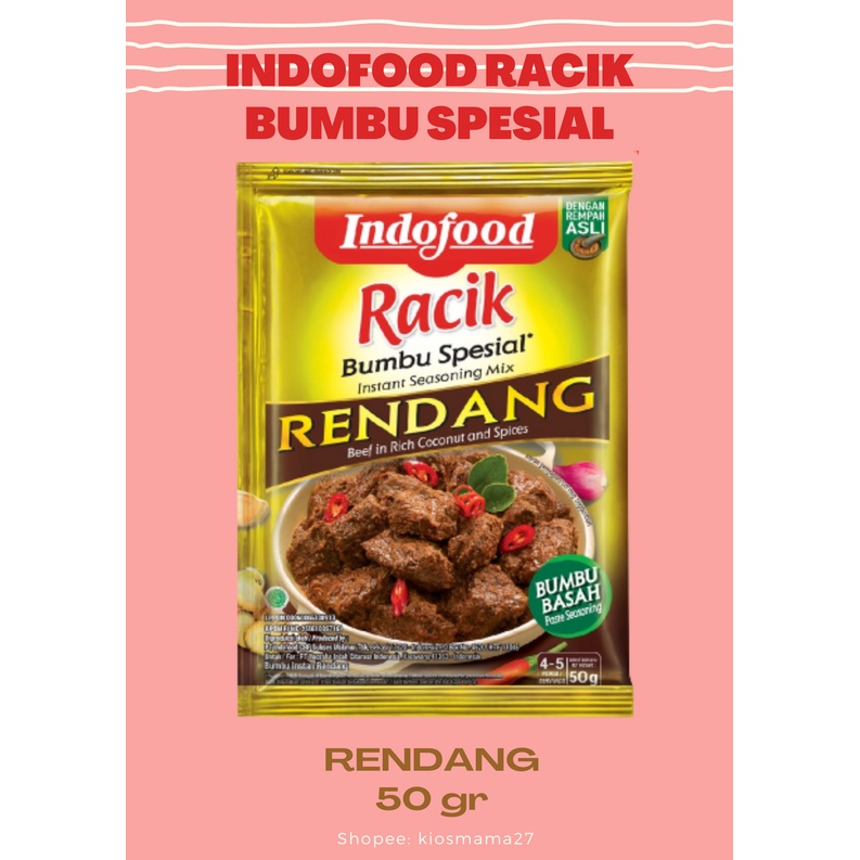 

Indofood Racik Bumbu Spesial RENDANG 50 g