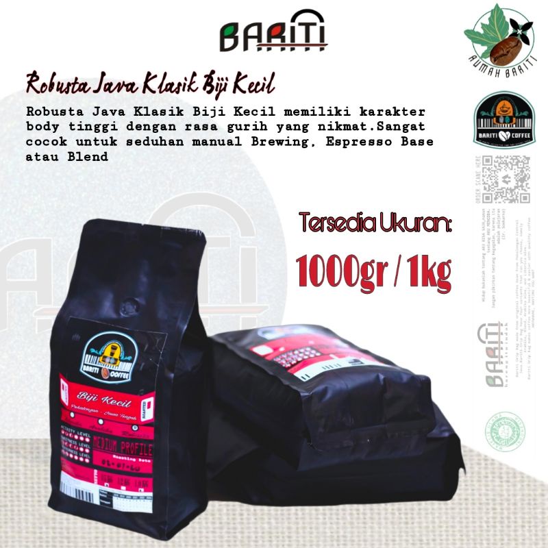 

Kopi Robusta Pekalongan Biji Kecil (Berat: 1kg)