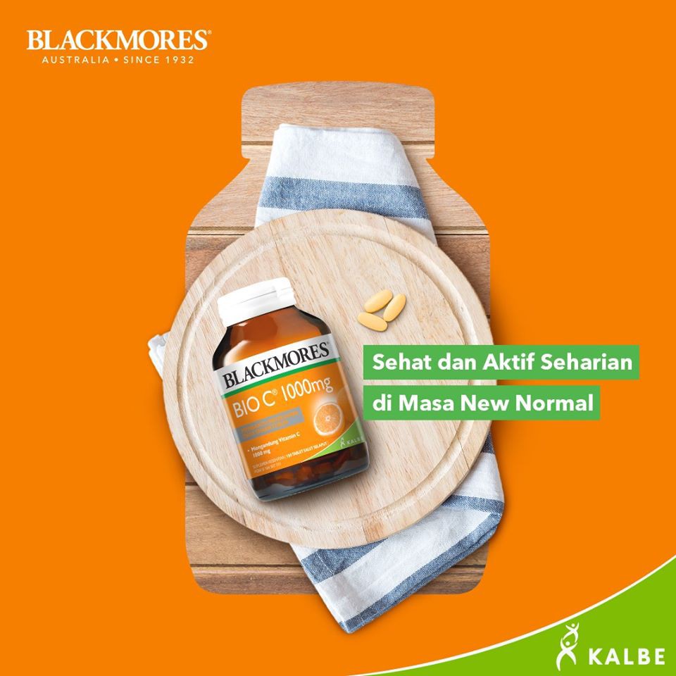 BLACKMORES Bio C 1000mg / Vitamin / Vit C 500mg BPOM KALBE - 30 / 60 / 90 Tablet - ORI ASLI !!!