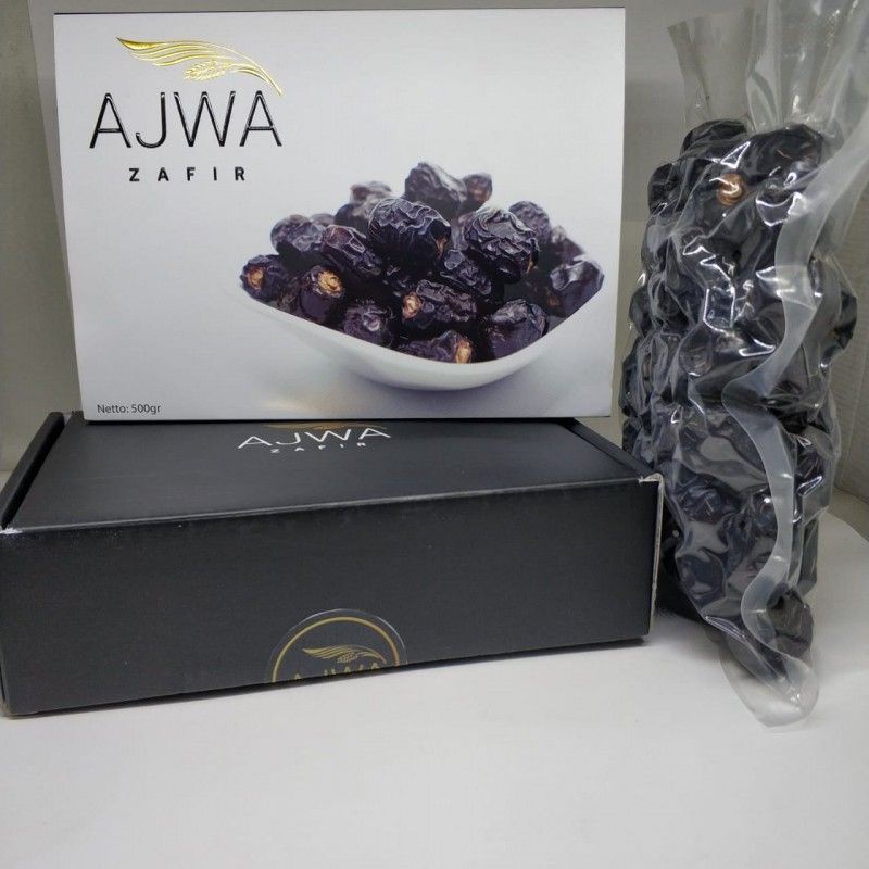 

Zafir Kurma Ajwa Best Quality 500gr / Zafir Ajwa Qurma Best Quality 500gr