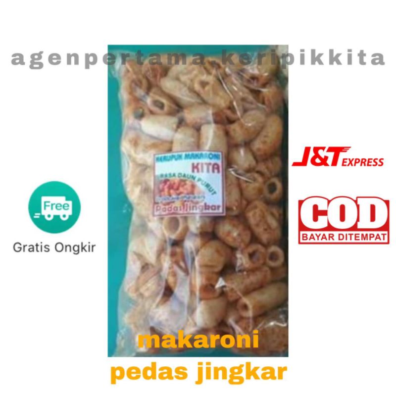 

CEMILAN KERUPUK MAKARONI PEDAS MAKANAN RINGAN BUMBU DAUN JERUK PURUT
