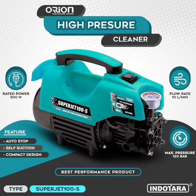 Mesin Cuci Jet Mobil Motor High Pressure Cleaner Orion Superjet100-S