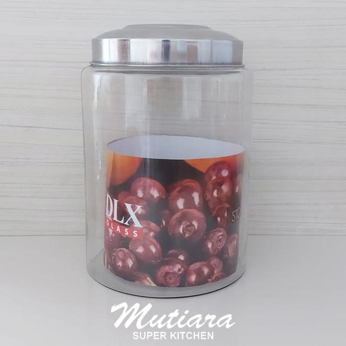 Toples Asinan Toples Kerupuk Toples Kaca Jumbo DLX 8L