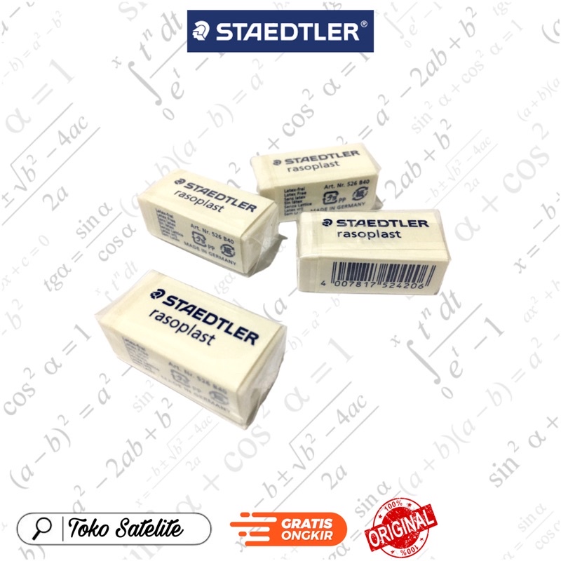 

Staedtler Rasoplast Penghapus Kecil Dust Free 1 Pc