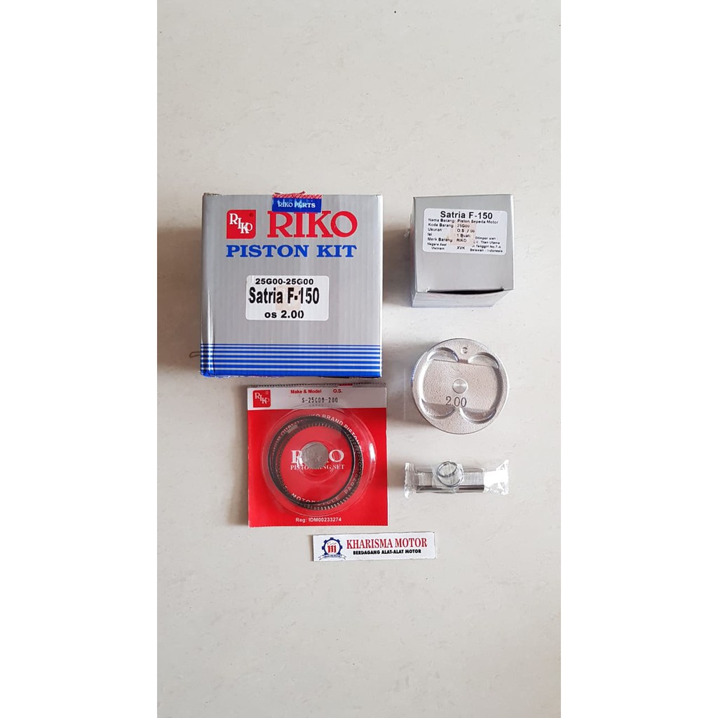 PISTON KIT PISTON KIT SATRIA FU 150 200 RIKO