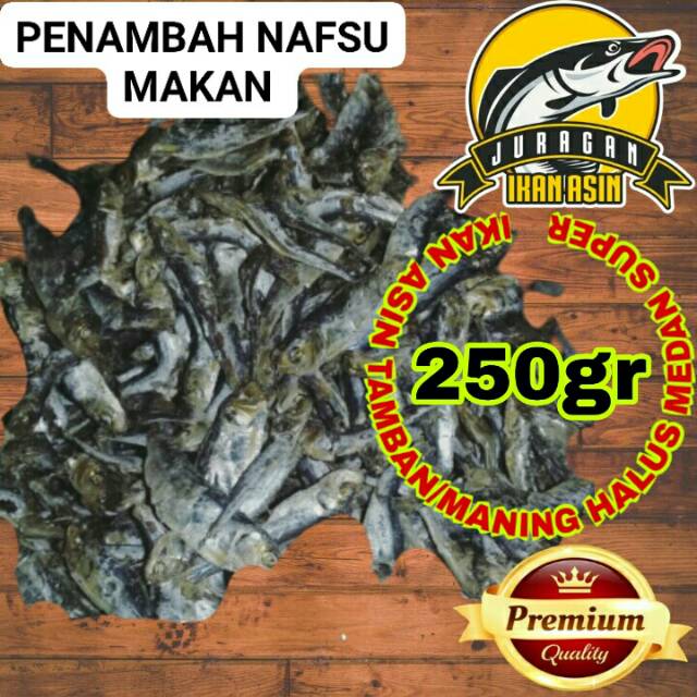 

IKAN ASIN TAMBAN MANING REBUS HALUS MEDAN SUPER ENAK MURAH ORIGINAL BERKUALITAS 250gr