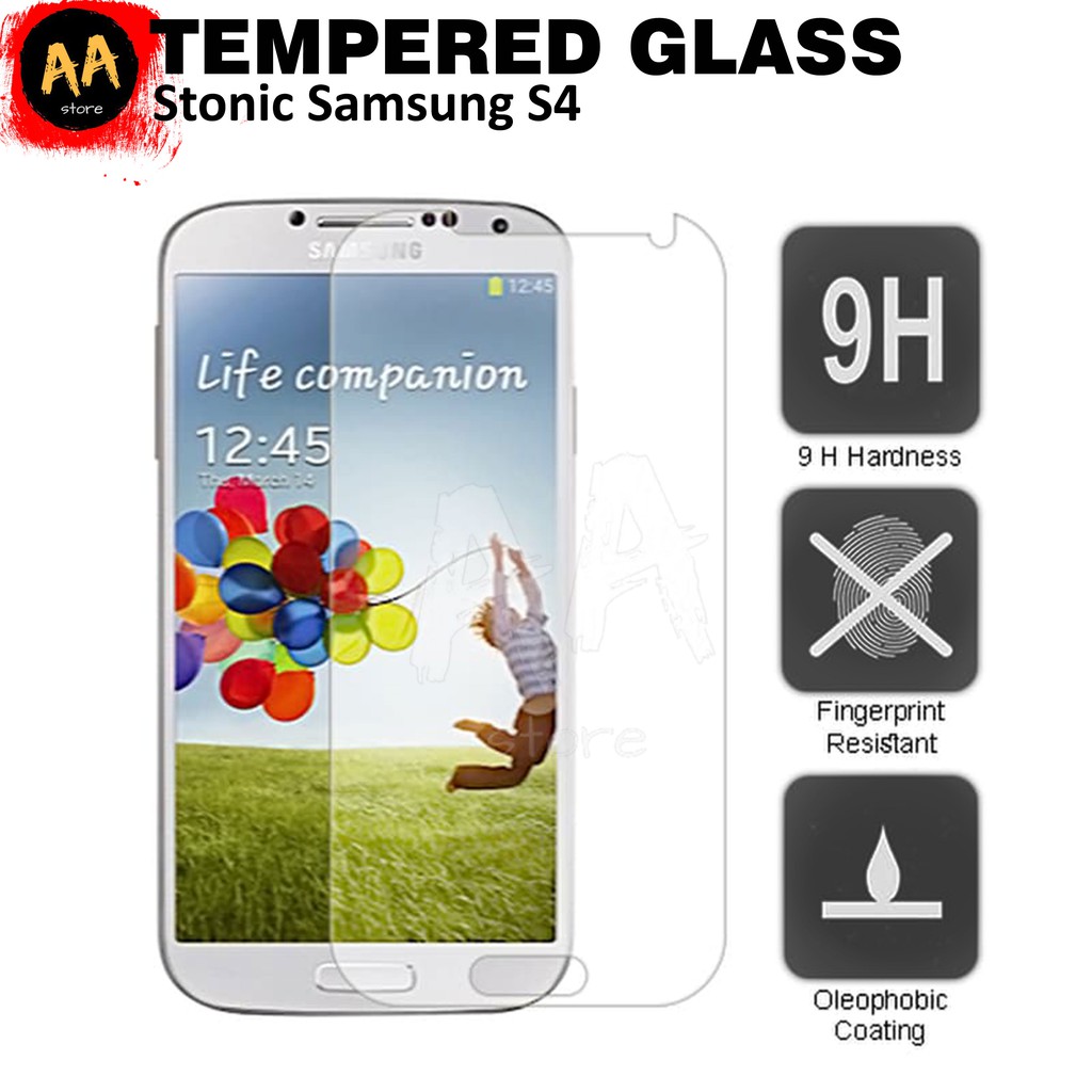 Tempered Glass Protector/Anti Gores Kaca HP/Smartphone Samsung S4 Pelindung Layar Handphone