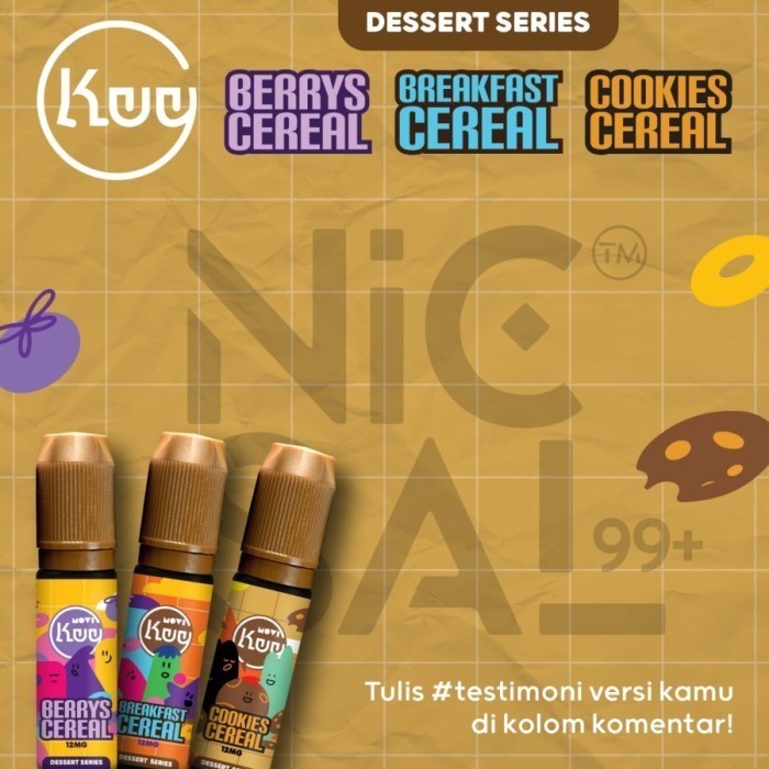 SALTNIC AUTHENTIC KUY CEREAL COOKIES SALTNIC LIQUID 15ML CEREAL SERIES