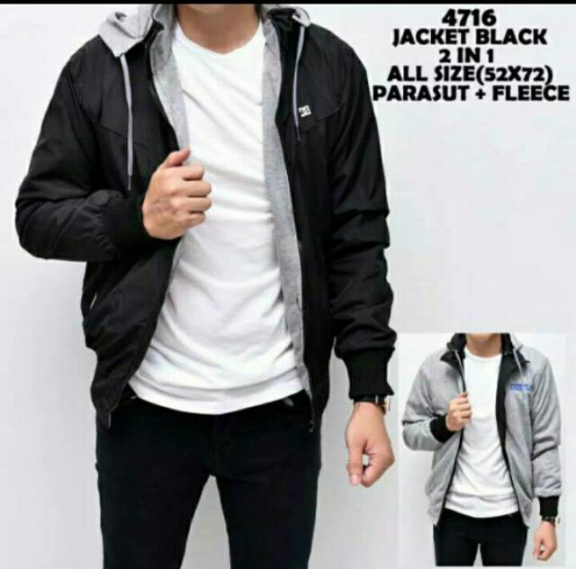 jaket bb (bolak balik)  2 in 1 hu