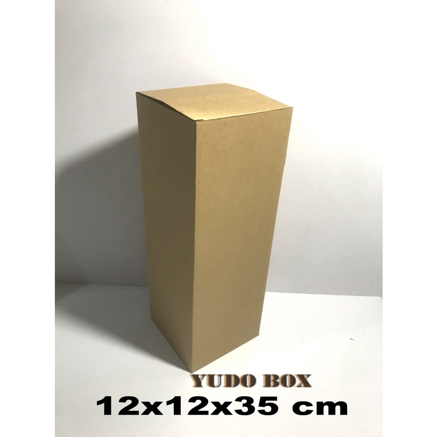 

Kardus karton uk. 12 x 12 x 35 cm...die cut box kotak Souvenir -dll