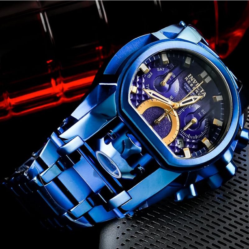 Jam Tangan Pria Merk Invicta Bold Series Stainless Baterai