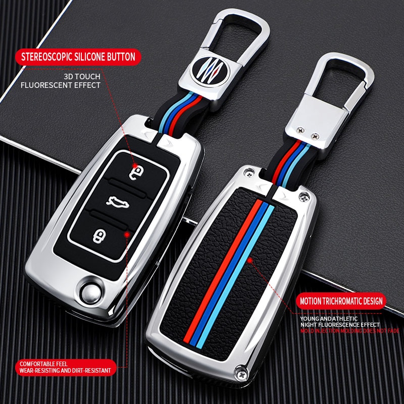 Casing Kunci Mobil Untuk Vw Beetle Caddy Eos Golf Jetta Polo Scirocco Tiguan Touran Up