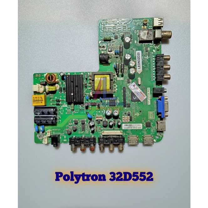 MB Polytron 32D552. Mainboard Polytron 32D552.